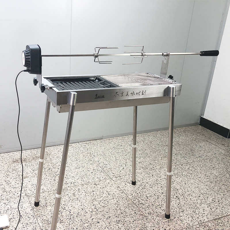 不锈钢烤叉烤架固定支架户外烤炉工具配件外贸 厂家批发