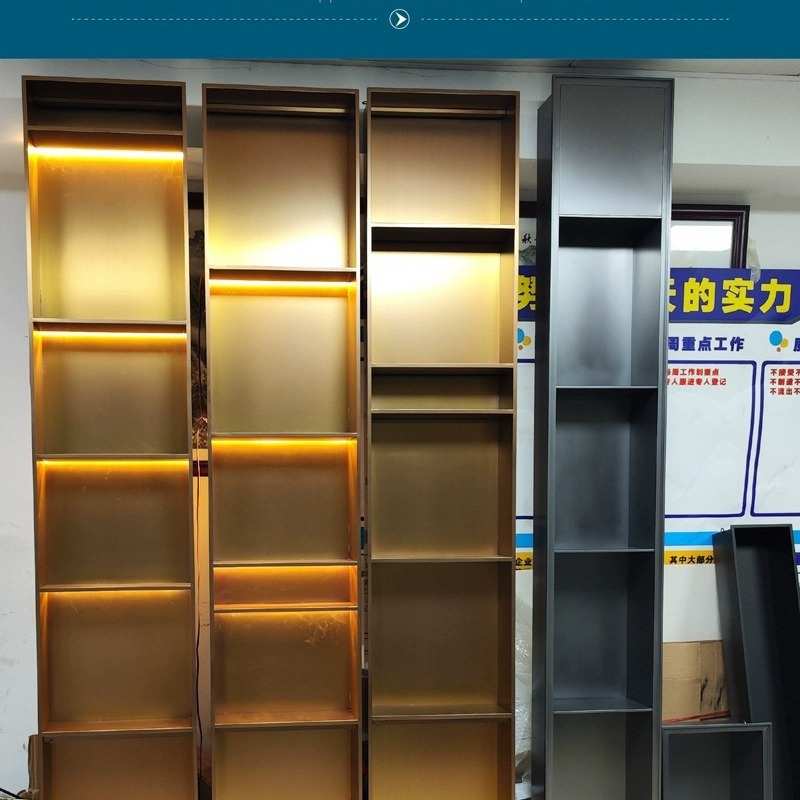 不锈钢展示柜屏风不锈钢壁龛门套不锈钢酒店装修工程展台货架定制