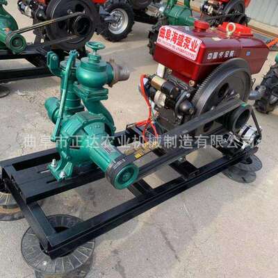 农用浇灌3寸单叶轮喷灌泵 扬程80米喷淋增压 多种动力带动使用