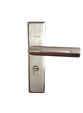 不锈钢门锁155mm孔距 换锁配锁大小50锁体芯房间门压把锁实木门锁