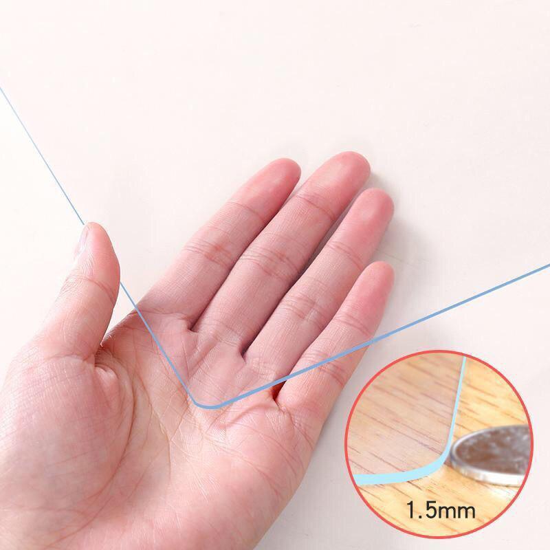 PVC玻璃桌布防水塑料透明桌布