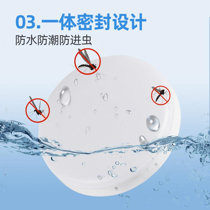 免打孔吸顶灯免安装免接线厕所卫生洗手间厨房阳台防水带插头壁灯
