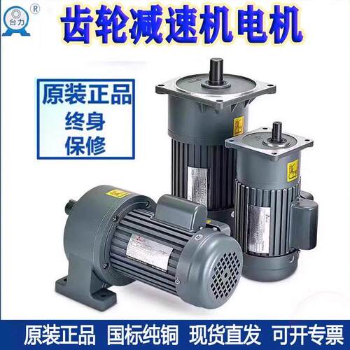 台力GH/GV齿轮减速电机单相三相硬齿面变频调速马达200W400W750W