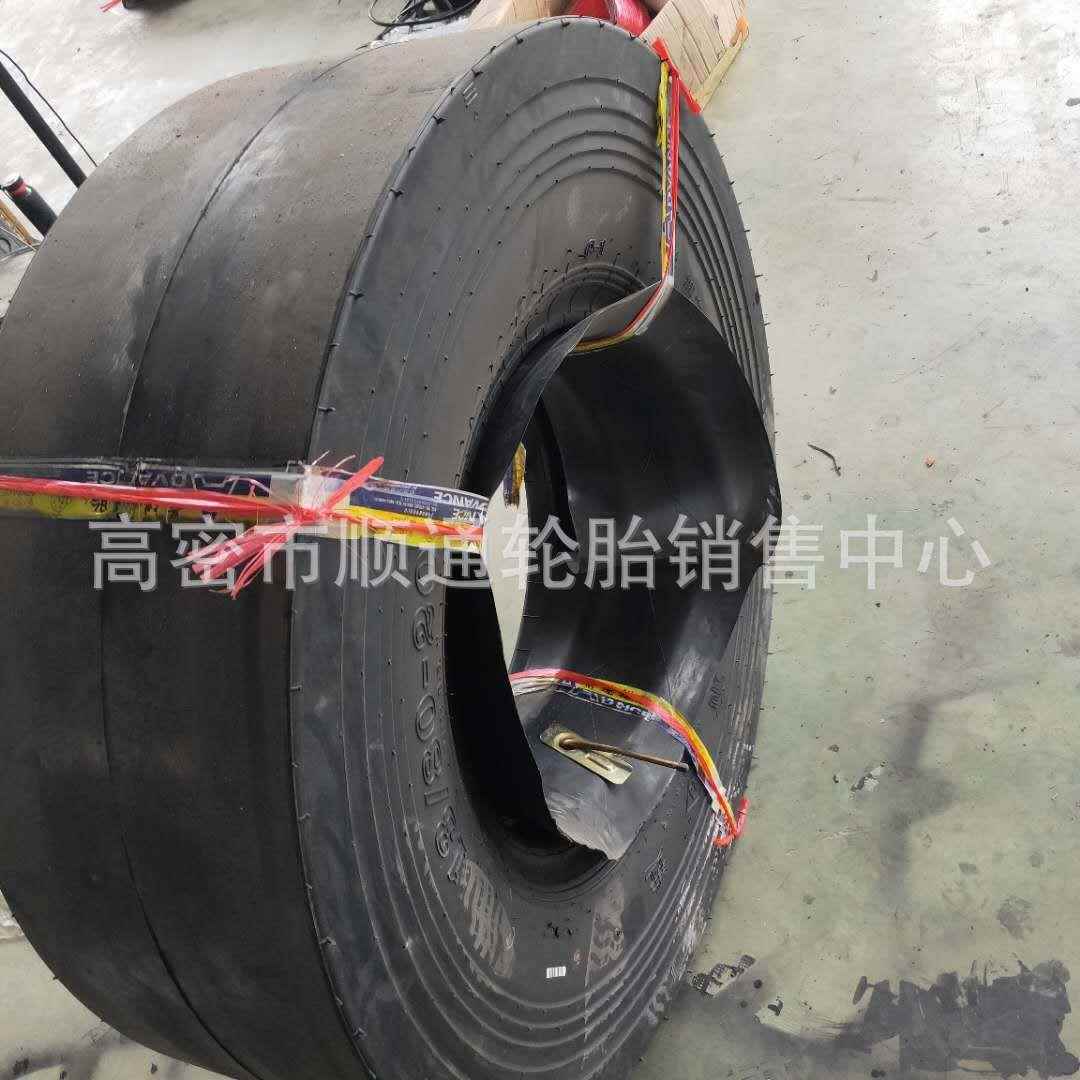 销售 压路机轮胎c-1花纹13/80R20光面工程轮胎11.00-20