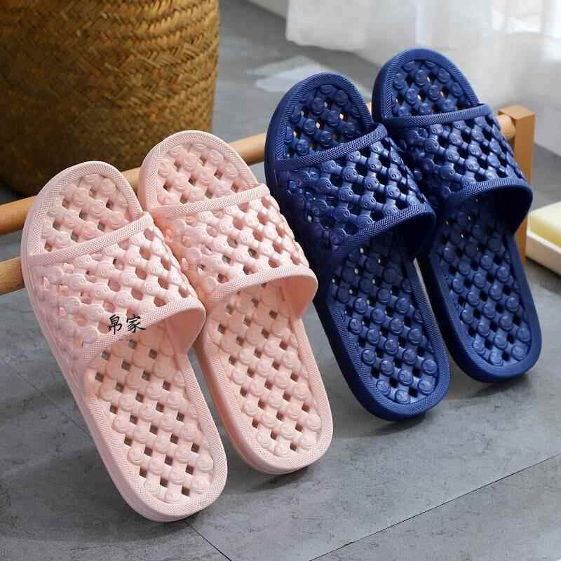 浴室漏水拖鞋女鞋底有洞的拖鞋沐浴男防滑洗澡不积水带孔澡堂拖鞋