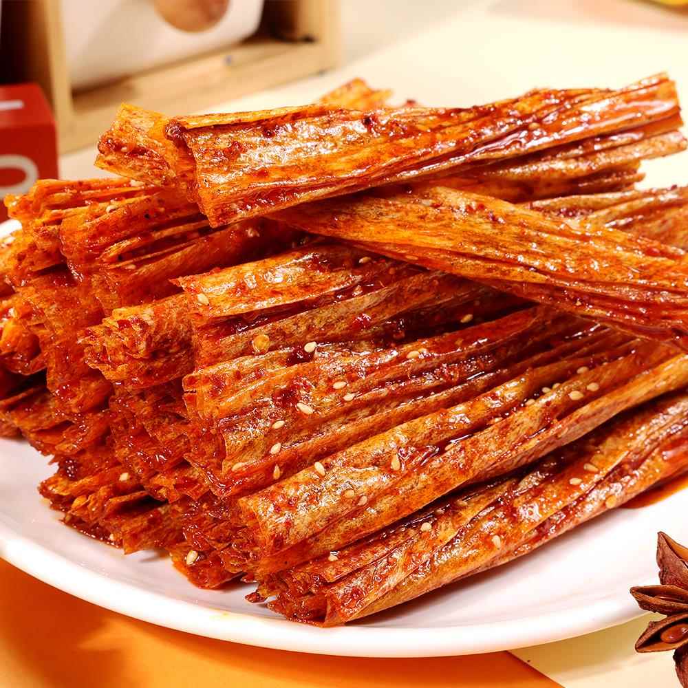 思乡山旋风豆卷辣条湖南特产麻辣零食小吃休闲食品香辣解馋豆腐干