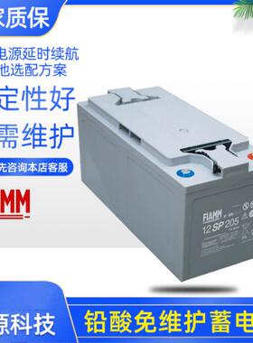FIAMM非凡蓄电池12SP205免维护12V205AHUPSEPS通讯消防电力直流屏