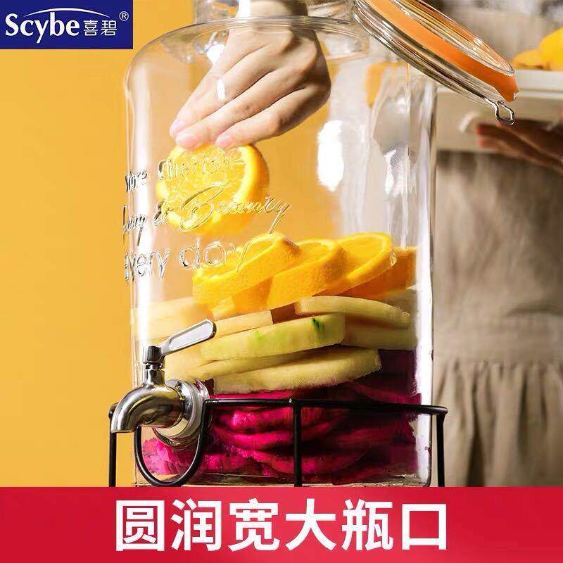 泡酒玻璃瓶密封罐带龙头带提手酿葡萄酒家用瓶酒缸酒桶酵素桶