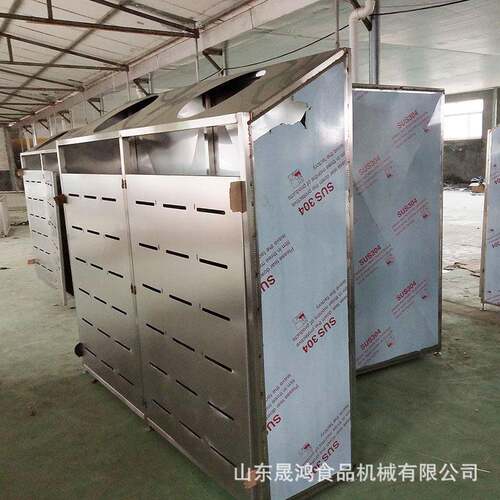 晟鸿猪白条解冻机鱼冻盘解冻线牛肉块低温湿解冻设备