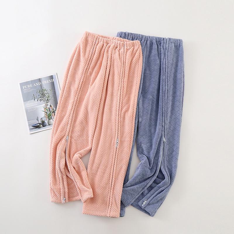 病号服家居服全开片式护理浴袍