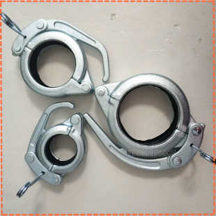 2寸3寸快速管卡 高低压加重铸造管卡 DN125泵车锻造快速管箍