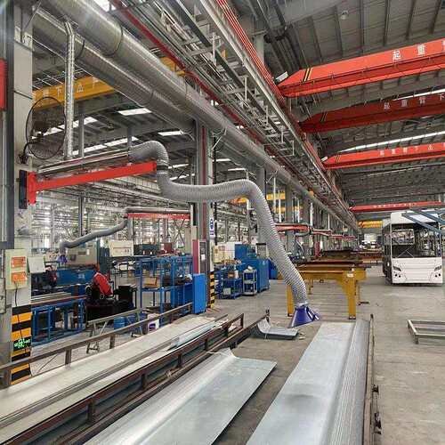 万向柔性吸气臂空间送丝吸尘臂可高难度焊接排烟二保焊接操作臂