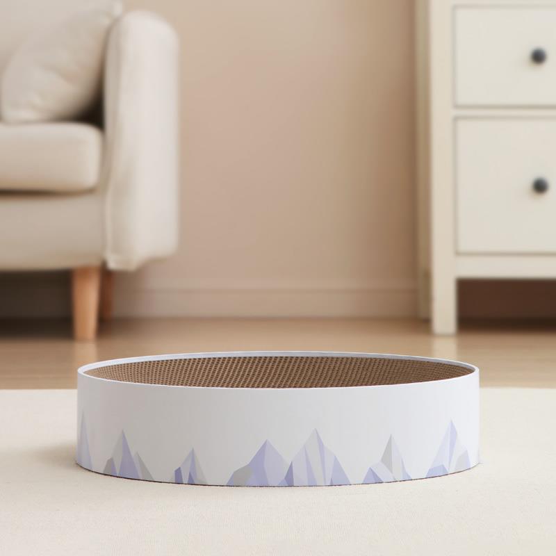 雪山猫抓板皮蛋平替款加大款猫窝一体瓦楞纸猫抓窝耐磨立体猫爪板