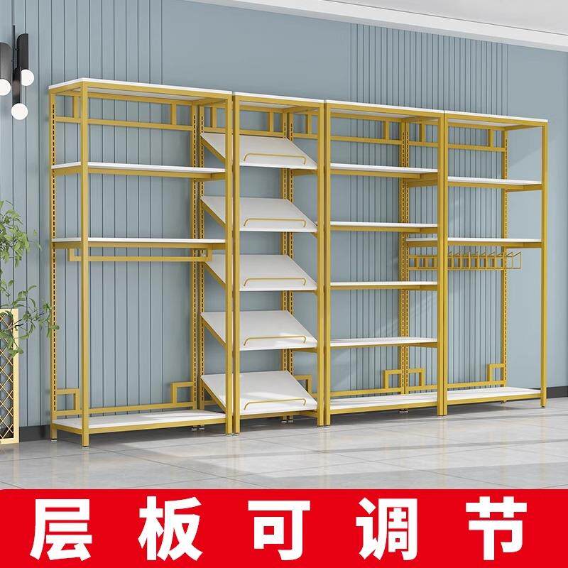 家纺店货架展示架布料床上用品展示柜四件套被子枕芯置物架双面