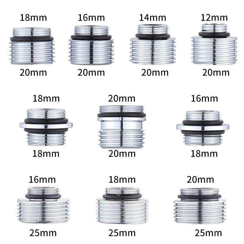 淋浴龙头转接头软管混水阀转换器对丝配件花洒水龙头分水器4分螺