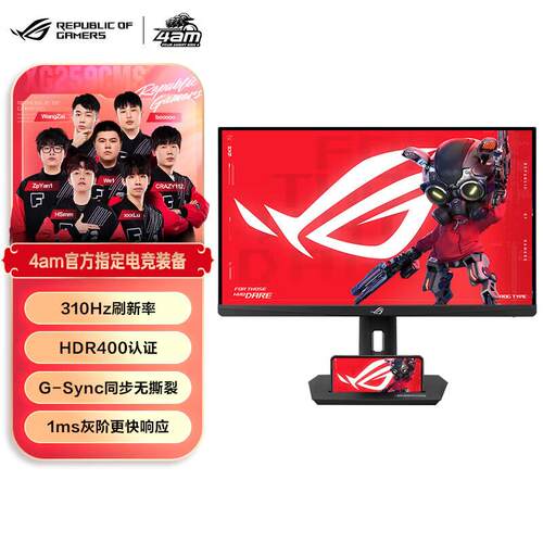 ROG玩家国度 XG259CMS绝杀24.5英寸310hz 1ms电脑显示器液晶屏幕