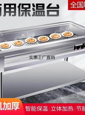 商用不锈钢馒头包子保温售卖台小碗菜保温暖碟碗快餐车浏阳蒸菜台