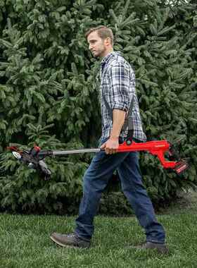 无刷草剪机除草机电动割打草机JAE园林修机充式锂电割灌机草坪电