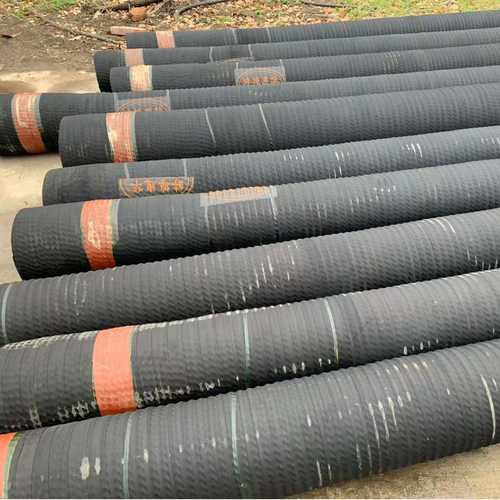 胶管管径法兰法兰砂管耐磨缠绕胶管橡吸吸橡钢丝大口黑色钢丝水管