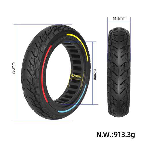 ULIP10*2.125/250*54三色越野实心胎9号F20F25F30F40用防爆实心胎