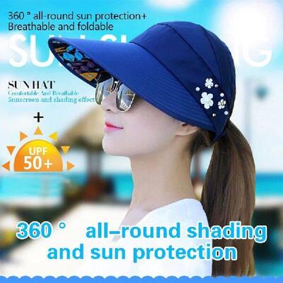 Golf Sun Cap Summer Outdoor Leisure Hat Ladies UPF50+ UV