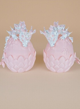 樱花龙樱花蛋套樱粉蓝色高颜值手把件摆件手办装饰品3d打印玩具