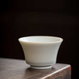 品茗杯功夫茶具家用茶碗主人杯喝茶归蔷 冰灰釉陶瓷茶杯小品杯日式
