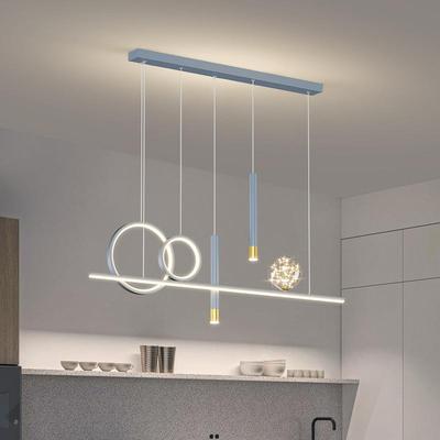 白现简约大气餐厅吸顶中灯饭厅家代用广东722山线条色客厅大灯吊