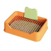 大号狗厕所不锈钢网防踩屎中小型犬狗便盆狗砂盆带墙防尿溅易清洗