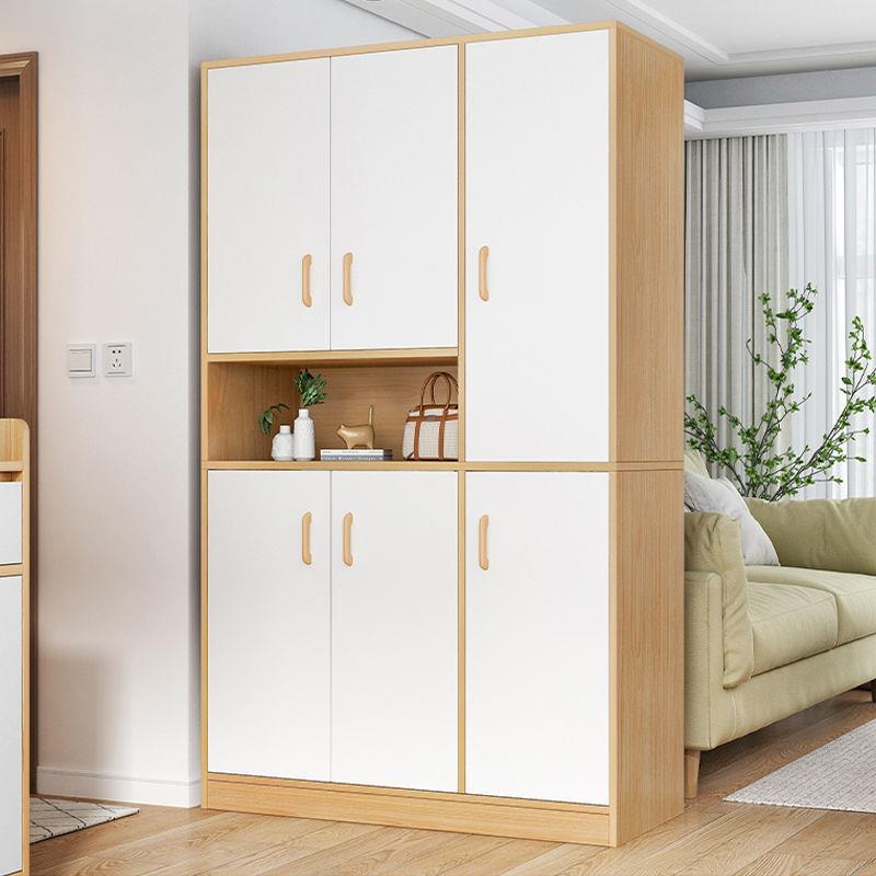 鞋柜家用门口大容量玄关柜收纳高立式简约现代门厅柜阳台柜储物柜