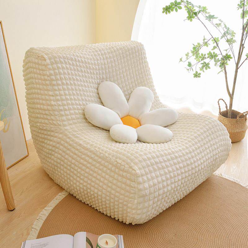 毛毛虫沙发套罩防猫抓弹力一体式单人床包四季通用懒人沙发套