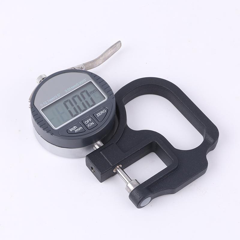 数显百分千分测609厚规珍珠/纸板/薄膜数-字测厚计仪厚度012.7mm