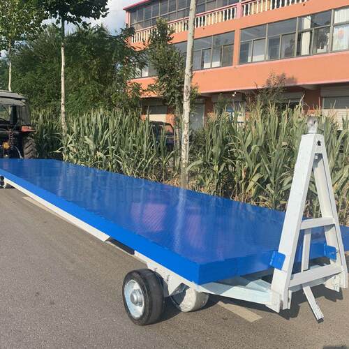 重型货物运输半挂车厂区大型机械工具平板拖车仓库快递物流牵引车