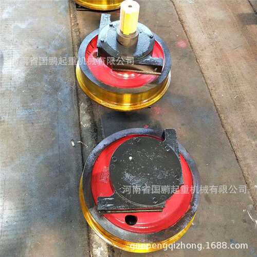 250-800mm双梁起重机车轮组角箱轴承轮主动被动双边驱动行车轮