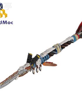 BuildMoc男孩积木玩具MOC-142400地平线西之绝境1：1比例冠军之矛