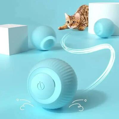 Smart Cat Rolling Ball Toys Rechargeable Cat Toys Ball Motio