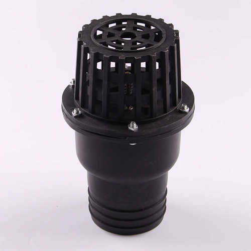 水泵底阀 止回阀3寸 185mm*60mm塑料底阀 莲蓬头 外径75MM