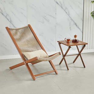藤椅靠背齐民云栖休闲美躺椅宿桌椅方桌庭院户外阳台茶几套装躺椅