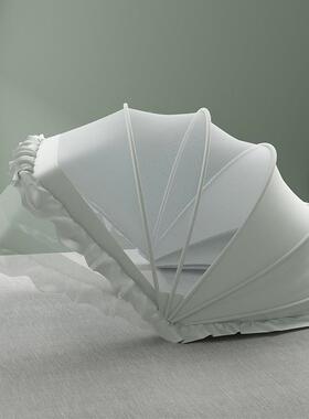 婴儿蚊帐罩可折叠宝宝小床全罩式通用防蚊罩儿童蒙古包无底蚊帐