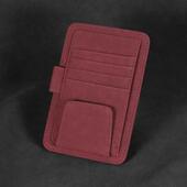 汽车遮阳板收纳多功能车载眼镜夹架收纳袋卡包车内卡片夹子证件夹