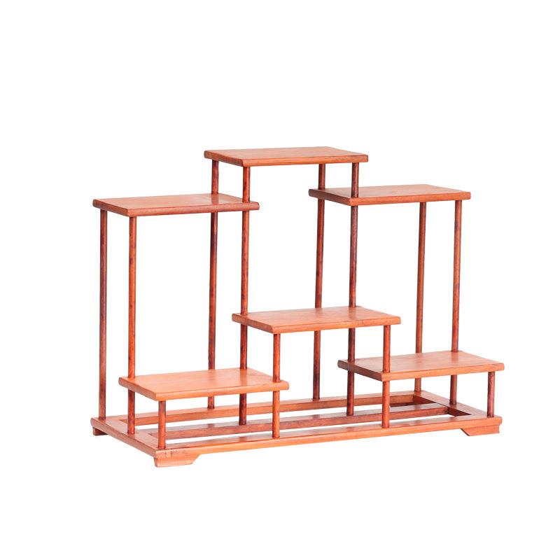 花梨木博古架实木中式小多宝阁紫砂茶壶茶具架子置物架摆件展示架