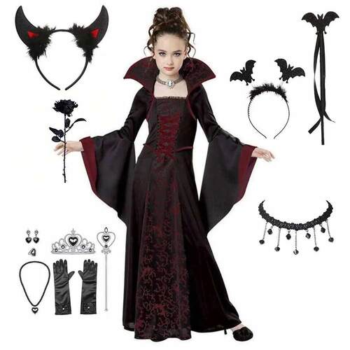 Halloween Costume for Kids Halloween Fantasy Vampire Costume