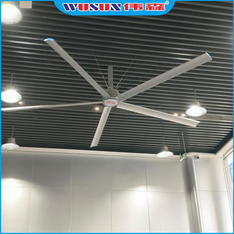 广州伟森7.3米直径工业大吊扇厂家大型仓库通风降温工业大风扇