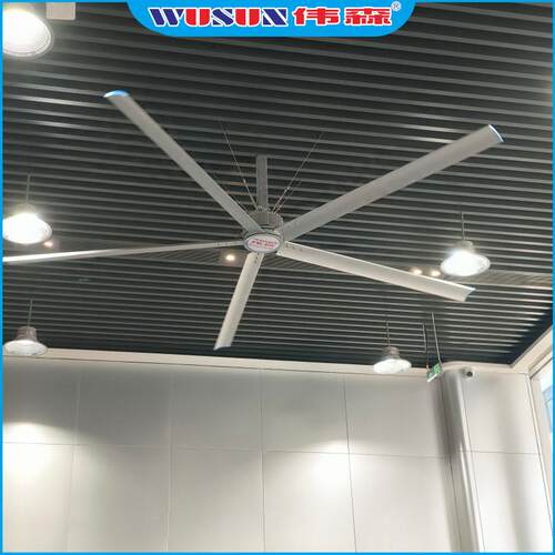 广州伟森7.3米直径工业大吊扇厂家大型仓库通风降温工业大风扇