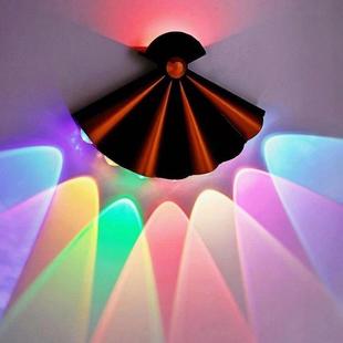 户扇子壁灯室内墙庭HG0890BG院灯楼梯外过道外门厅入户灯别l墅ed