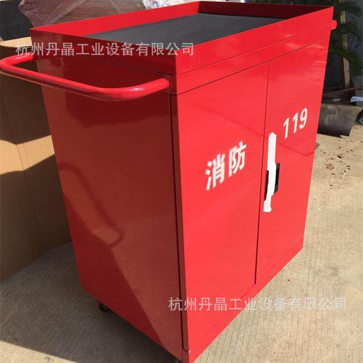 厂31家现直销货供应消防柜推车印字器材移动钢制存放工具工手具车