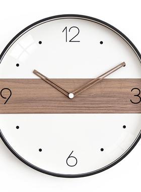 现代简约北欧创意挂钟客厅卧室家用静音时钟挂墙钟表 WALL CLOCK