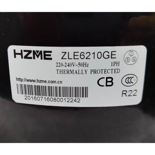 中冷压缩机ZLE6210GE冷柜冰箱展示柜四门柜岛柜冷藏冷冻冷冻机