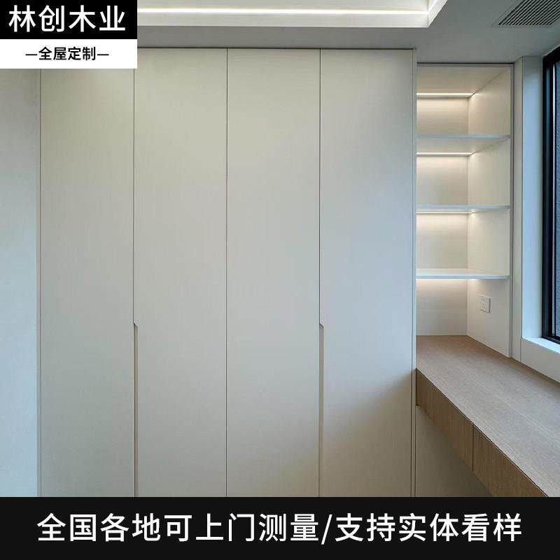 柜门定制定做一门到顶实木烤漆哑光平板柜门定制现代简约全屋装修