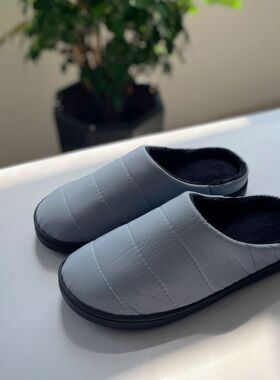 大码防水雨衣布记忆棉男女跨境棉拖鞋亚马逊